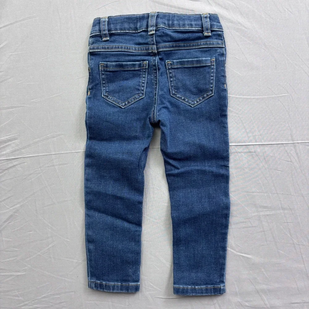 Garanimals‎ Toddler Girls Dark Wash Skinny Jeans Size 3T Adjustable Waist